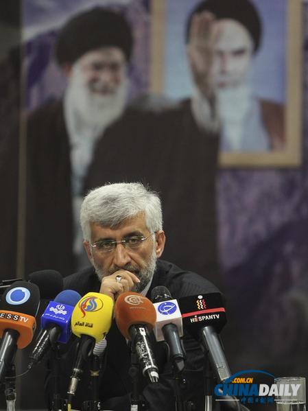伊朗强硬保守派总统候选人举行最后一场竞选集会