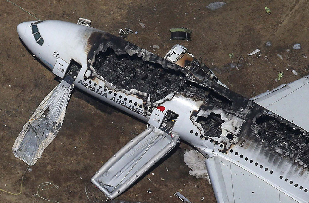 失事韩亚客机旧金山失事 两名中国女生遇难