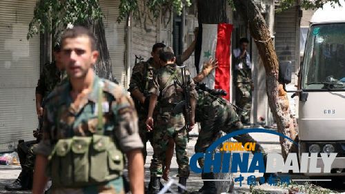 叙利亚军方没收一批激进分子武器 或受外国支援