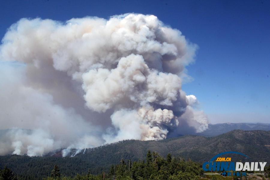 加州森林大火持续蔓延 旧金山水源遭到威胁（组图）