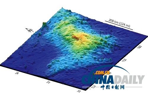 最大火山藏身太平洋底 有助解释海底高原成因