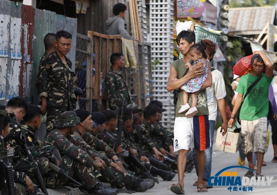 菲律宾军方与叛乱分子对峙进入第四日