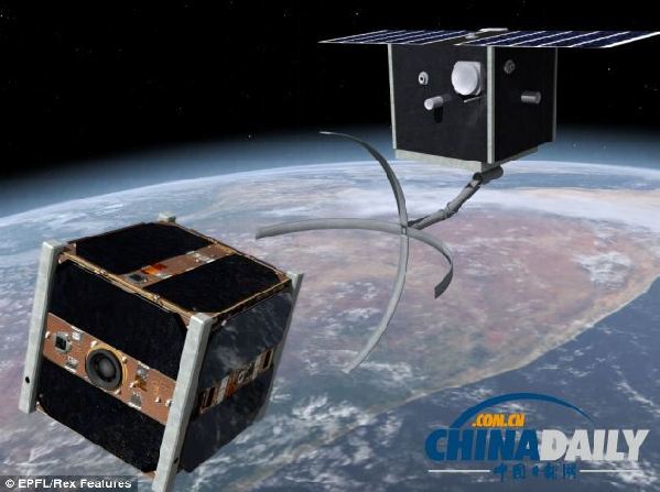 瑞士拟发射“清洁太空一号”卫星打扫37万件太空垃圾