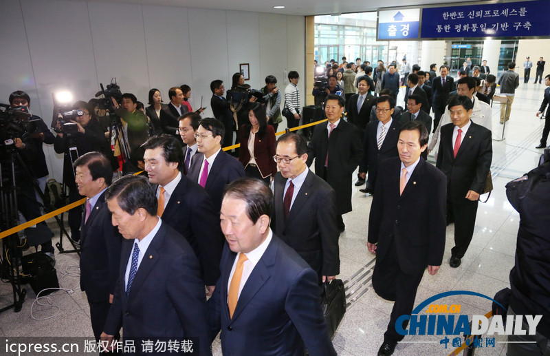韩国会议员首访开城工业区 韩媒称意义重大（图）
