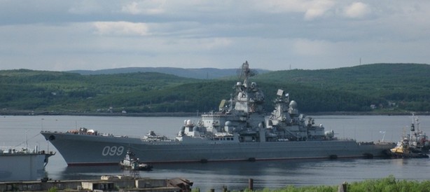 俄“彼得大帝”号核动力巡洋舰进入地中海