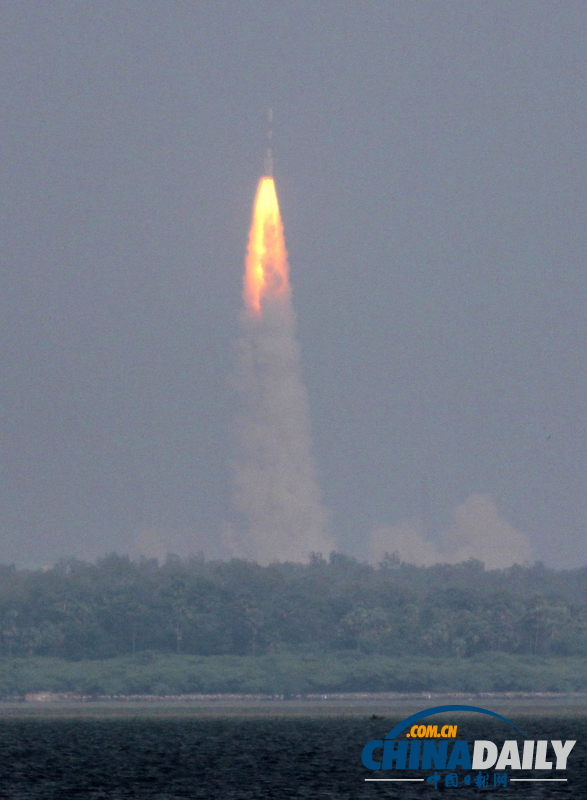 印度首个火星探测器发射升空 目前运行正常