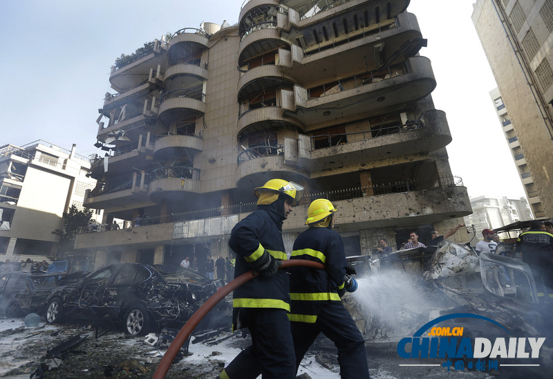 伊朗驻黎巴嫩使馆附近发生连环爆炸 百余人伤亡（图）