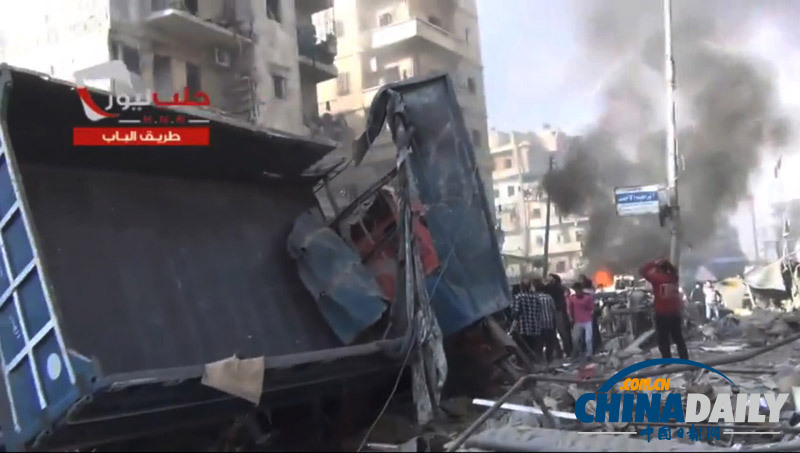 叙利亚反对派占领关键油田 政府军炮轰阿勒颇（组图）