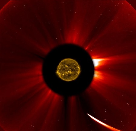 追日“世纪彗星”核心或留存 可能再绽光芒(图)