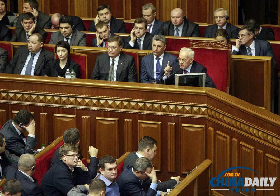 乌克兰议会否决对政府不信任案