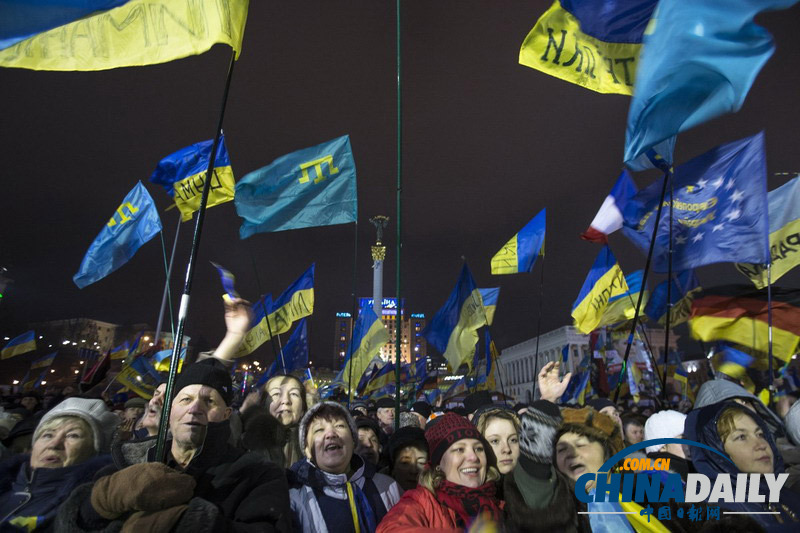 乌克兰抗议持续 俄罗斯大幅下调供乌天然气价格