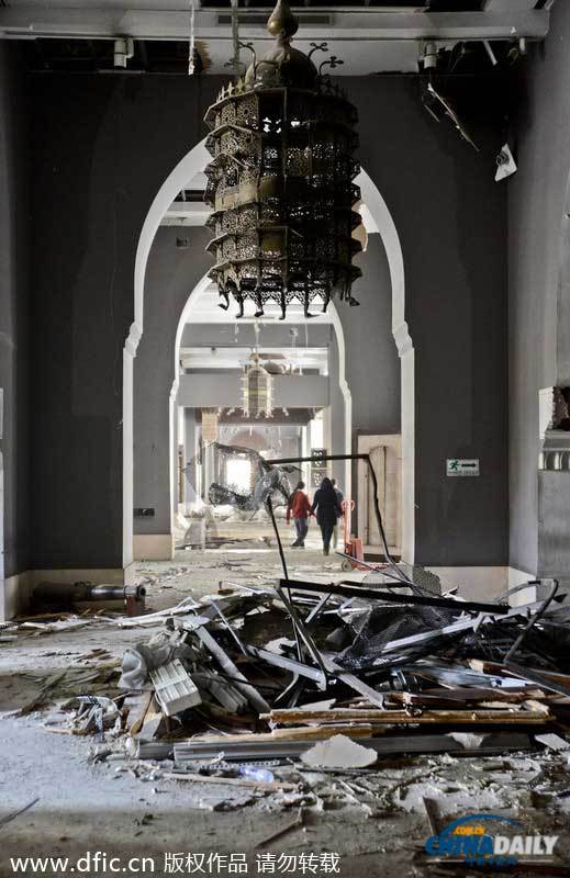 埃及开罗汽车炸弹袭击致博物馆大批文物损毁
