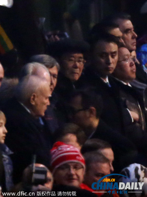 朝鲜高官金永南出席索契冬奥会开幕式
