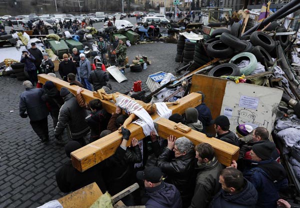 俄罗斯称乌克兰骚乱系极端分子策划 将提供视频证据