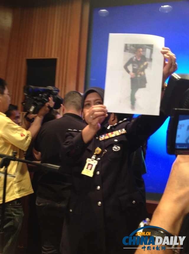 马来官方公布一持假护照登机者照片 现场一片混乱