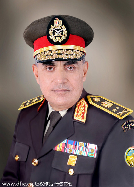 埃及新国防部长宣誓就职 塞西卸任全力参选总统