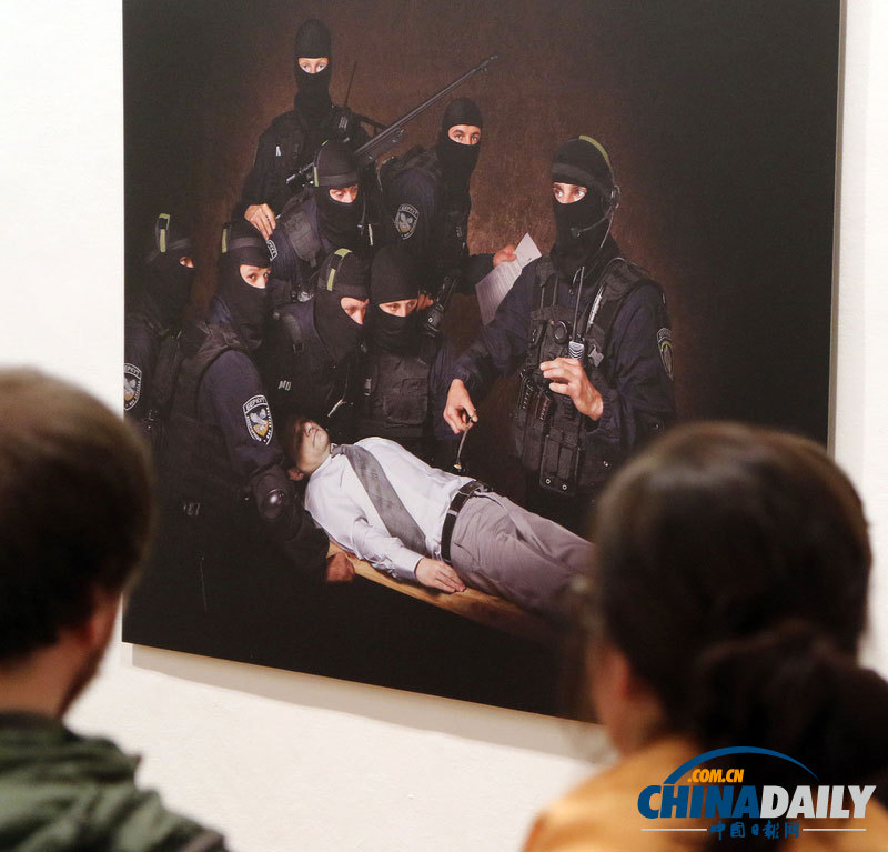 奥地利举办乌克兰主题展览 诠释抗议精神