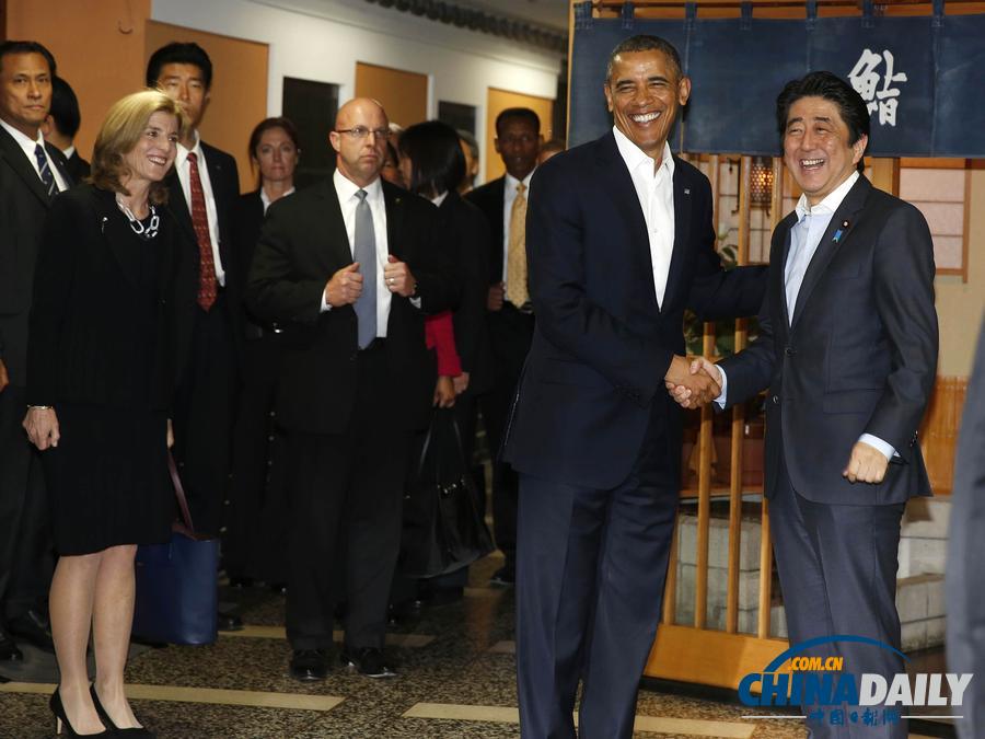 日媒：奥巴马抵达东京机场没有欢迎仪式