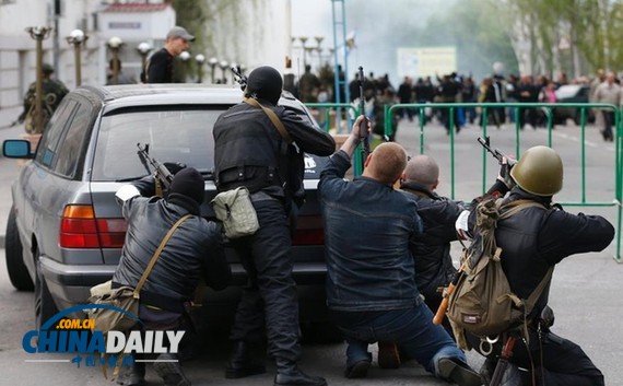 亲俄示威者占领第二座州首府 乌克兰局势持续恶化