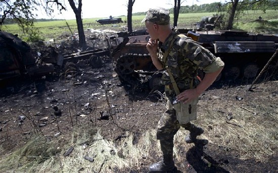 亲俄分子突袭乌克兰东部检查站 杀死16名士兵