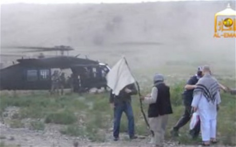 塔利班公布移交美士兵视频 美军动用黑鹰直升机