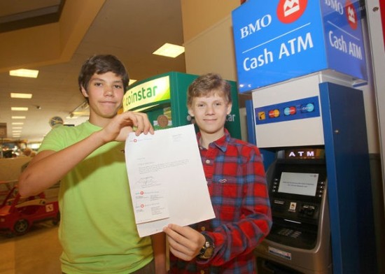 加拿大14岁少年入侵ATM 分文不盗仅提醒银行