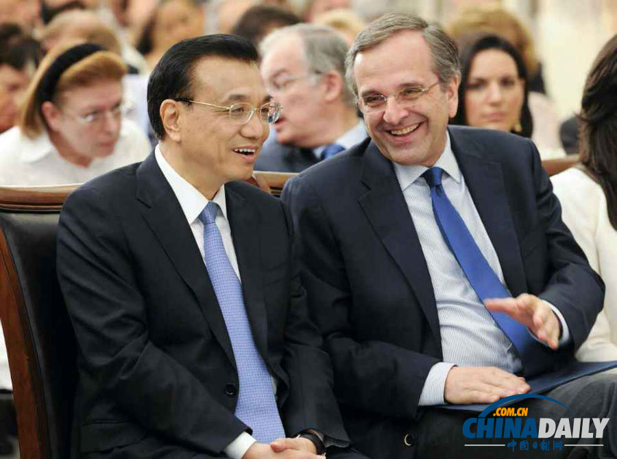 中国希腊总理共同出席伊拉克利翁博物馆开馆仪式