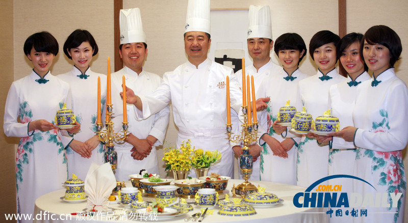 韩国首尔新罗酒店推出中国钓鱼台国宴