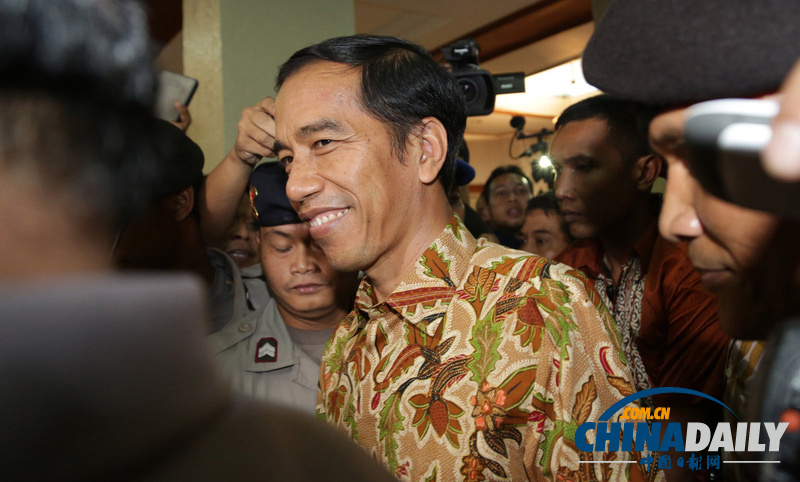 “印尼版奥巴马”赢得总统大选 称系全民胜利