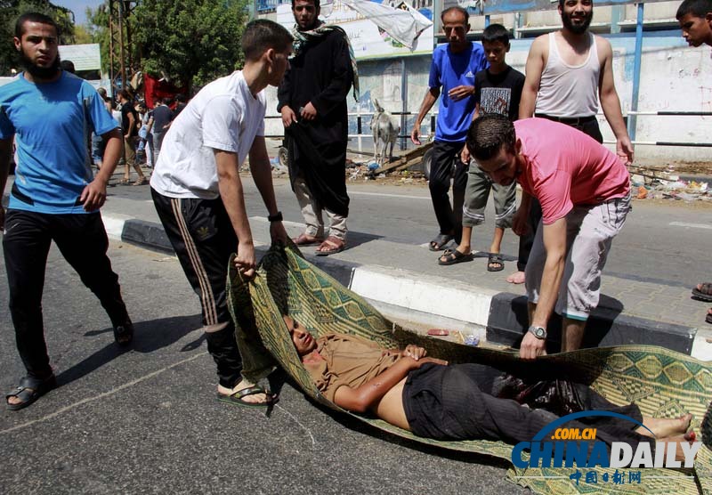 加沙联合国学校遭以空袭至少10死30伤