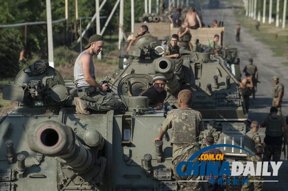 乌克兰称部分歼灭俄“入侵装甲车队”