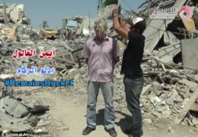 加沙难民玩“碎石挑战”呼吁全球关注战争局势