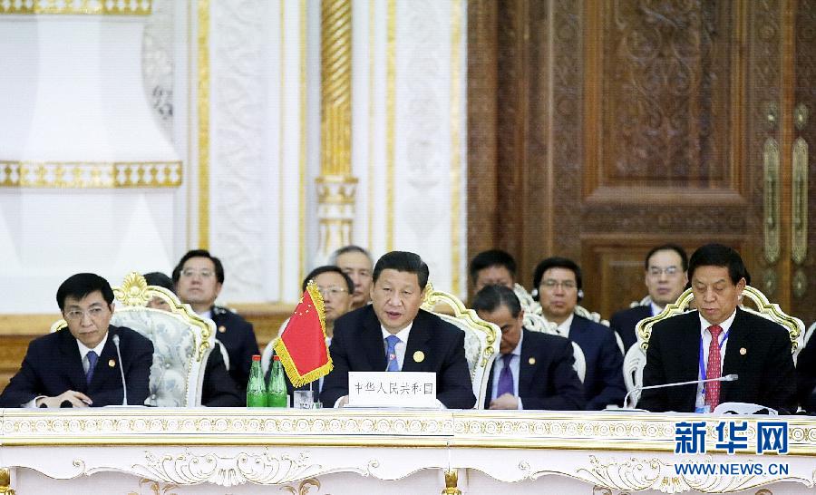 上海合作组织成员国元首理事会第十四次会议在杜尚别举行