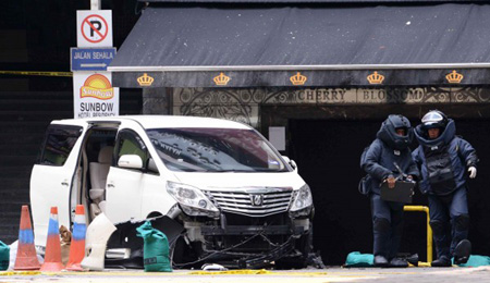 吉隆坡手榴弹爆炸　华裔泊车员身亡