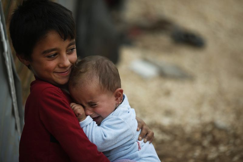 土耳其库尔德难民营 儿童悲惨境遇令人心酸