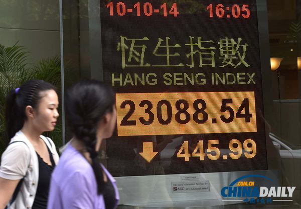 外媒：抗议活动破坏香港经济发展 恒生指数下跌
