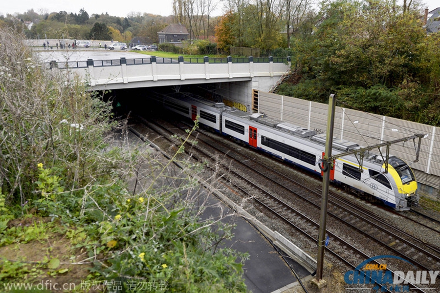 比利时首都南部火车追尾致16人受伤