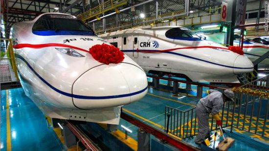 外媒：中国高铁进入世界市场 规划全球高铁王朝