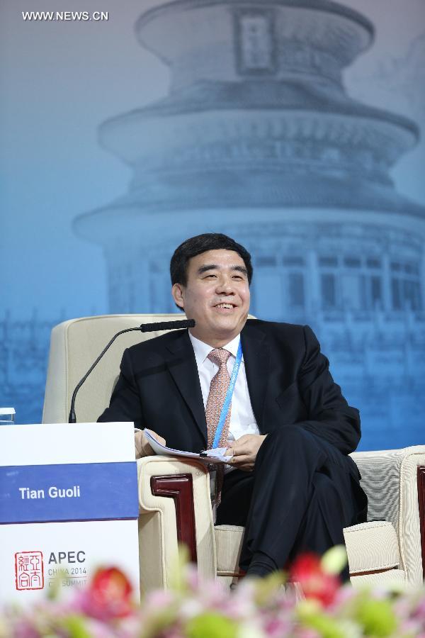 2014年亚太经合组织工商领导人峰会举行峰会讨论（图）