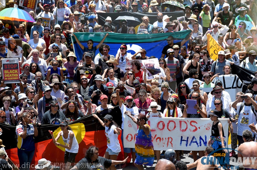 G20峰会示威不断 民众抗议土著人因非法拘押致死亡