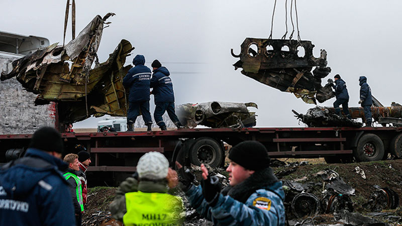 马航MH17客机残骸开始装运