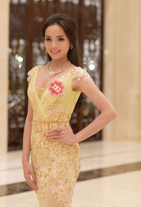 2014年越南小姐：从小女生蜕变成“花后”（图）