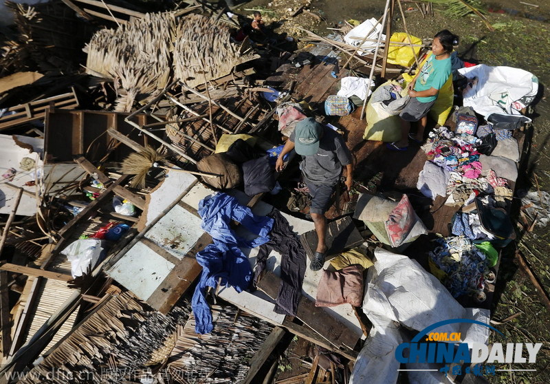 台风“黑格比”肆虐菲律宾 造成至少27人死亡