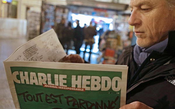 超四成法国人反对《沙尔利周刊》出版涉穆罕默德漫画