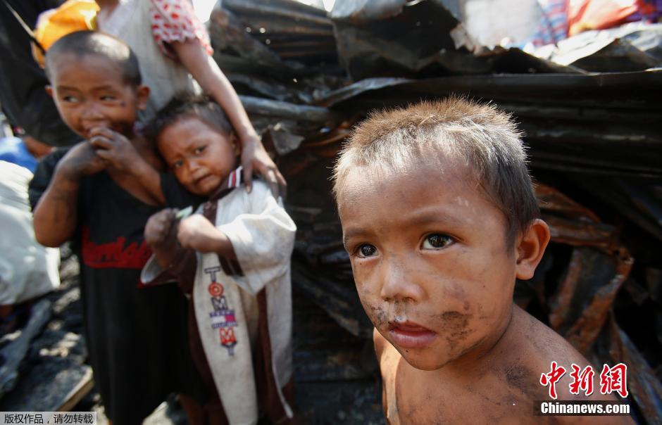 菲律宾一贫民窟大火 5千房屋遭毁10万家庭受创
