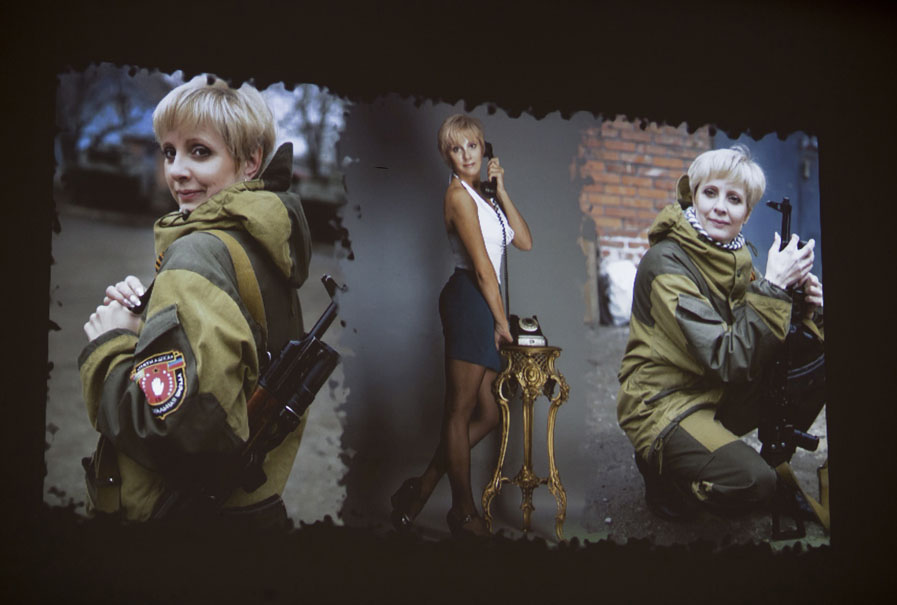 乌克兰战乱区“娘子军”选美秀