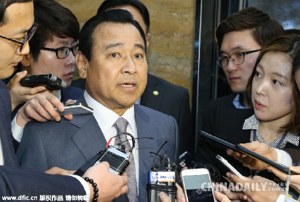 韩国总理涉嫌受贿案发酵 朴槿惠强调对腐败零容忍