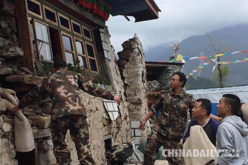 尼泊尔强震已致西藏5人遇难13人重伤