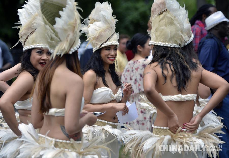 纽约万名舞者庆祝舞蹈节 展现多元文化