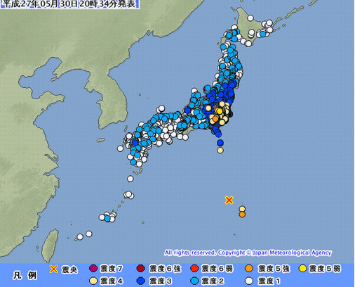 日本小笠原群岛海域发生8.5级地震